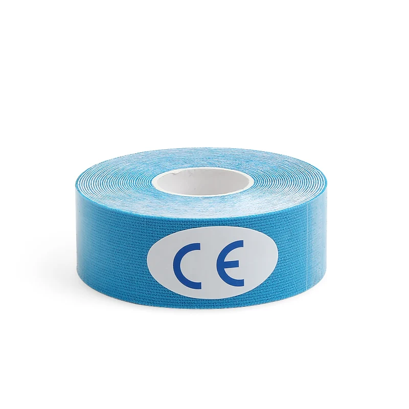 2.5cm sky blue 5 см* 5 м Kinesiotape бинт эластичный клей мышцы ленты Футбол кинезиологии ленты спорт лентой первой помощи - Цвет: 2.5cm sky blue