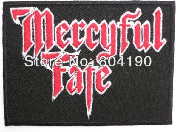 MERCYFUL FATE Logo музыкальная группа Железный На/пришить на патч футболка ПЕРЕДАЧА