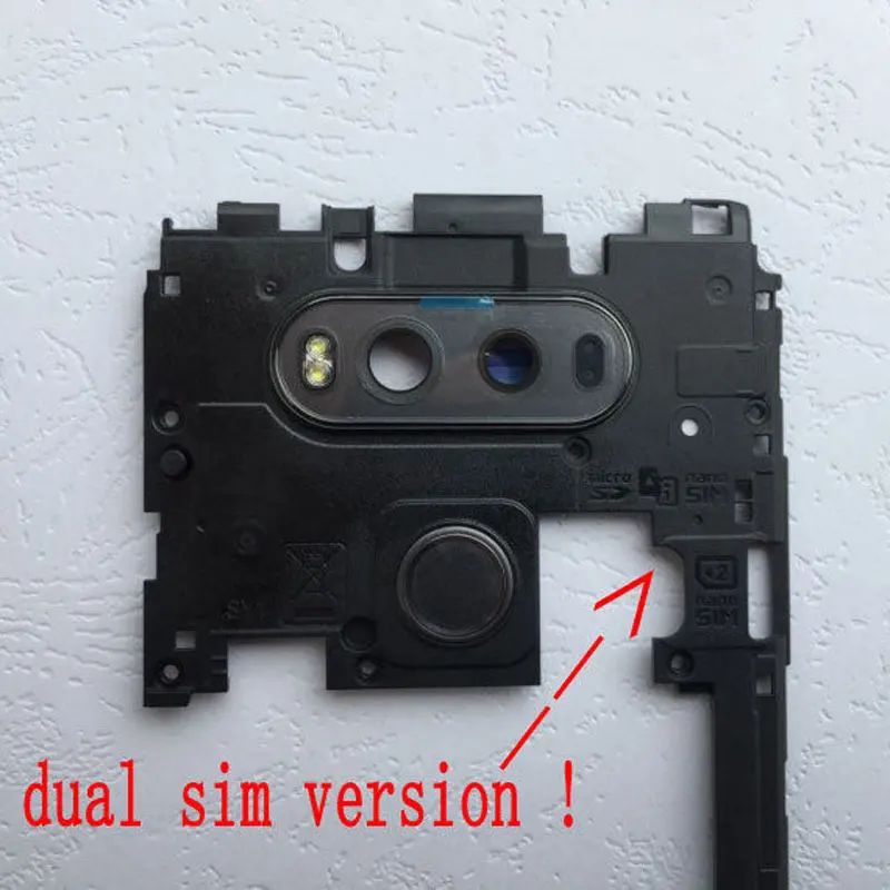 BINYEAE средняя рамка для LG V20 Корпус задняя панель с объективом камеры + датчик
