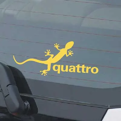 Стикер для автомобиля Gecko quattro Стайлинг наклейка ноутбука мотоцикла скейтборда
