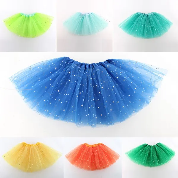 Юбка пачка для девочек младшего возраста праздничный балетный костюм с пышной