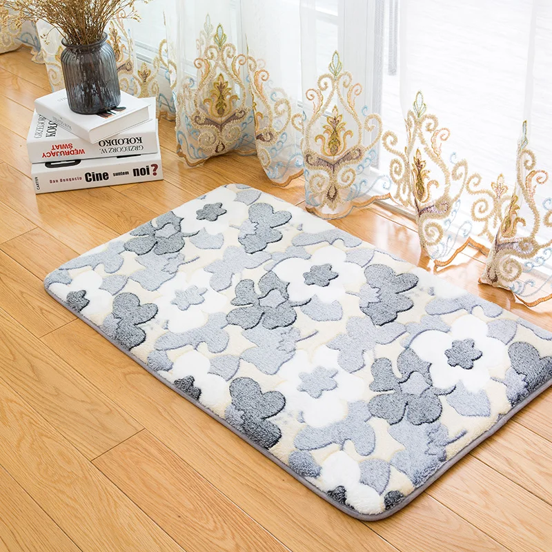 Пасторальный ковер коврик для ванной мягкий двери напольные коврики 9 цветов