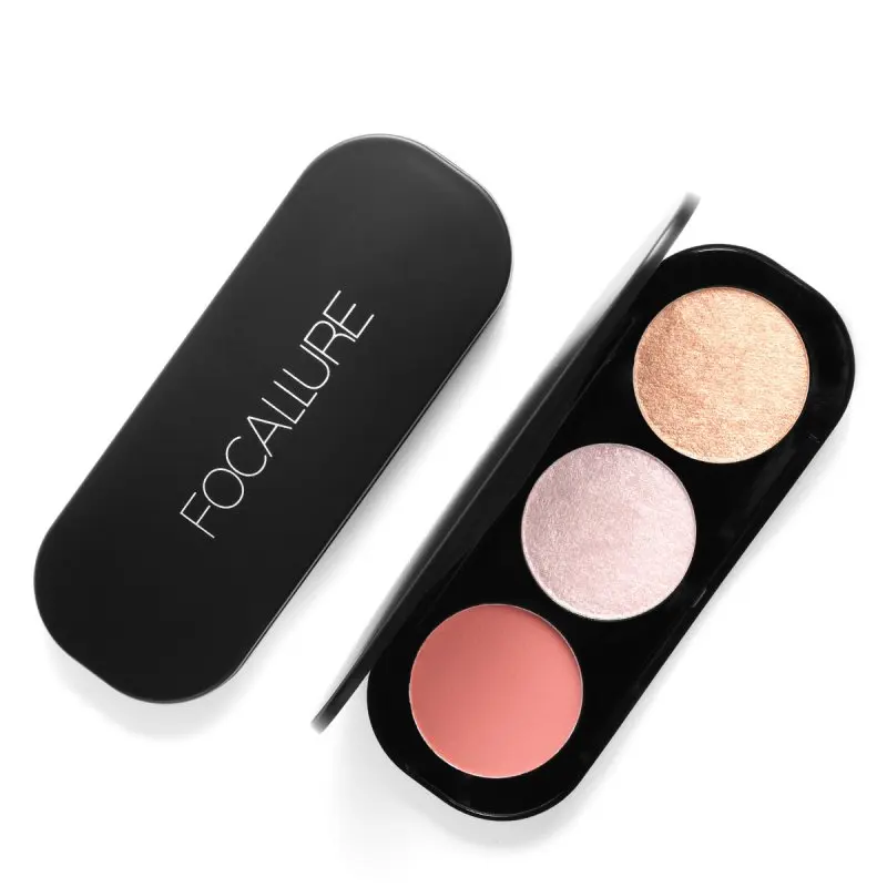 Focallure 3 цвета Blush & HIGHLIGHTER ЛИЦА матовая маркер порошок румяна M3|powder blush|matte highlighterpowder