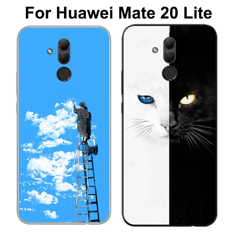 Для huawei mate 20 Lite чехол 6,3" TPU силиконовый чехол для телефона huawei mate 20 Lite mate 20 Lite mate 20 Lite SNE-AL00 чехол