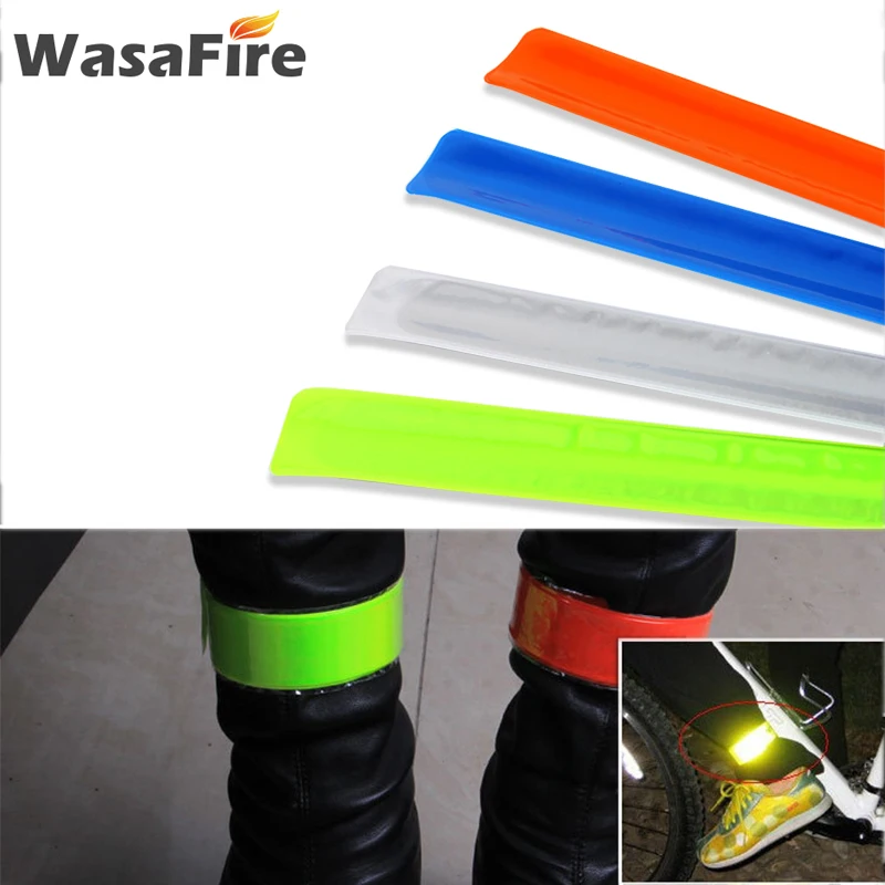 Горячая Распродажа велосипед наклейки для бега велоспорта отражающий полосы