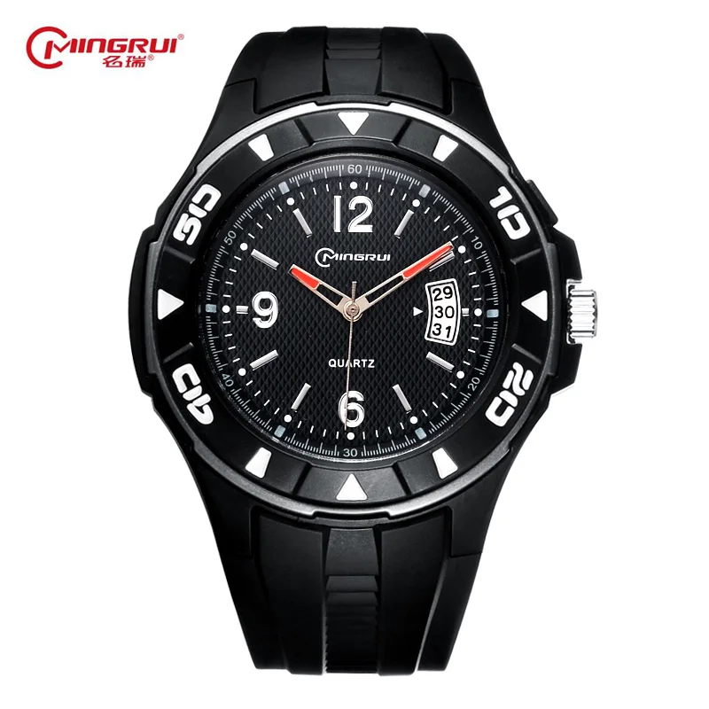 Модный бренд Для мужчин кварцевые часы студент Повседневные платья Наручные