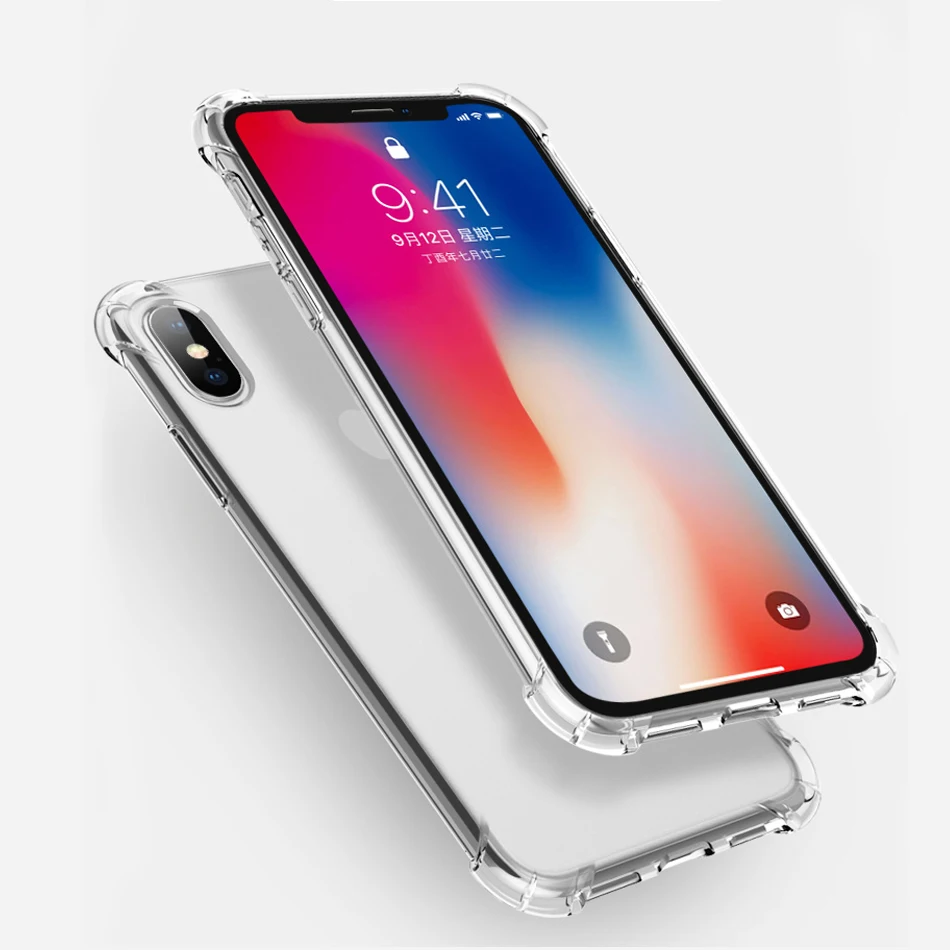 Axbety чехол для iPhone XS Max ударопрочный прозрачный из поликарбоната 8 7 Plus 6s /XS жесткий |