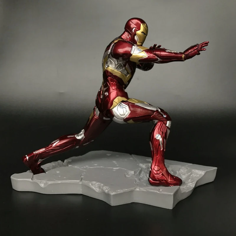 Marvel Artfx Kotobukiya Капитан Америка Гражданская война Железный человек Mark 46 свободная
