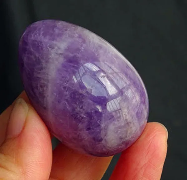 Натуральный Аметист с камнем яйцо ручной работы мечта хрустальное голубь | Камни