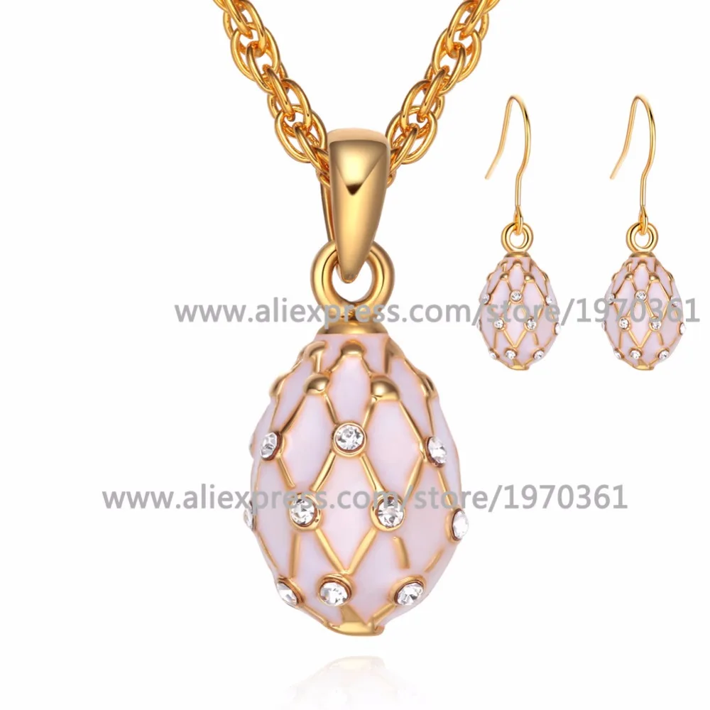 Набор из ожерелья и серёг Женский классическая многослойная цепочка ручной