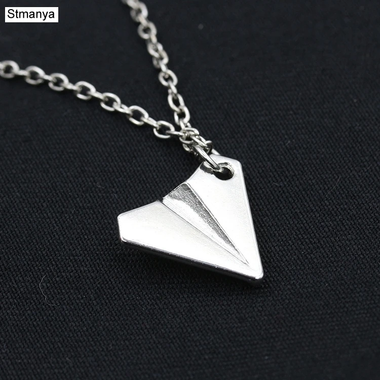 One Direction ожерелье Бумага самолет кулон ювелирные изделия для мужчин и женщин