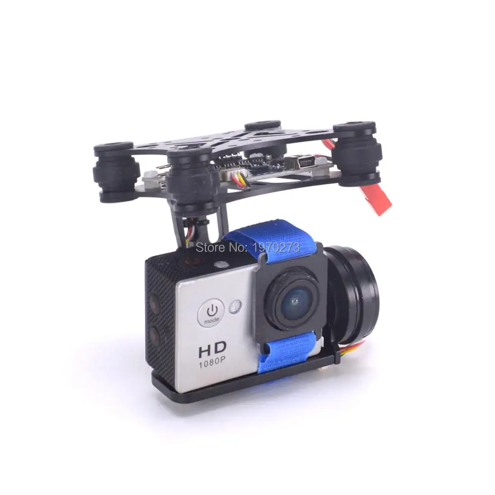 

Бесщеточная Карданная плата RTF FPV Gopro3 4, 2-осевая, с бесщеточным датчиком, Бесплатная отлазка для Gopro Hero 5, 6, камера Runcam 3, RC