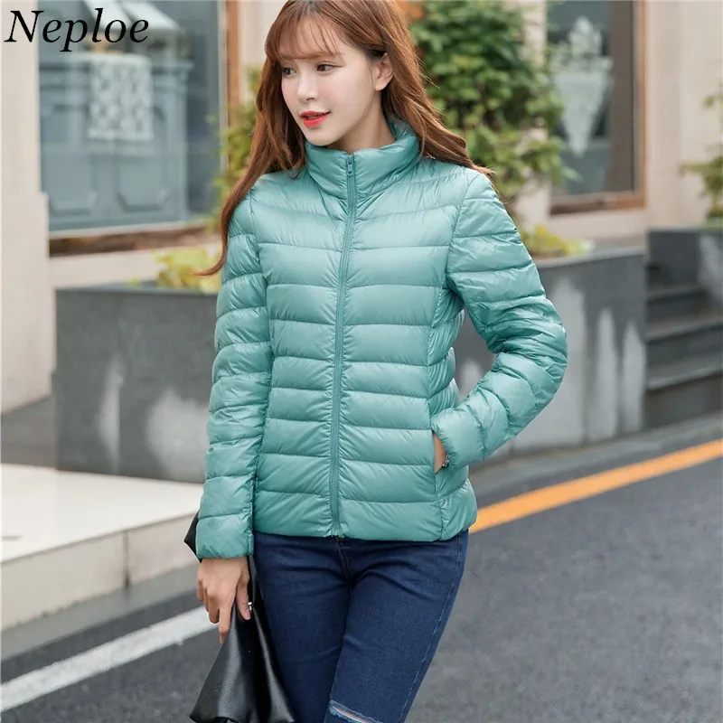 Модная зимняя женская куртка Neploe 2021 S-3XL одежда с воротником-стойкой пальто