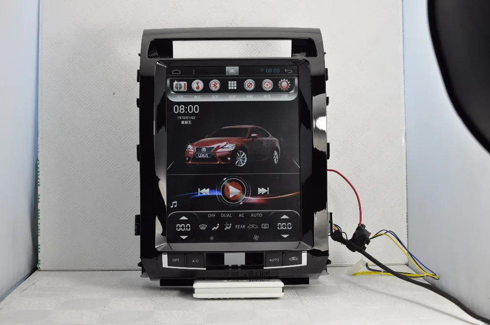 Головное устройство Tesla на Android с вертикальным экраном 12 1 дюйма головное