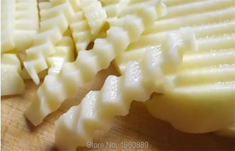 Нержавеющая сталь картофельное тесто волны Crinkle резак слайсер для дома Кухня Овощной чип лезвие нож инструменты для приготовления пищи
