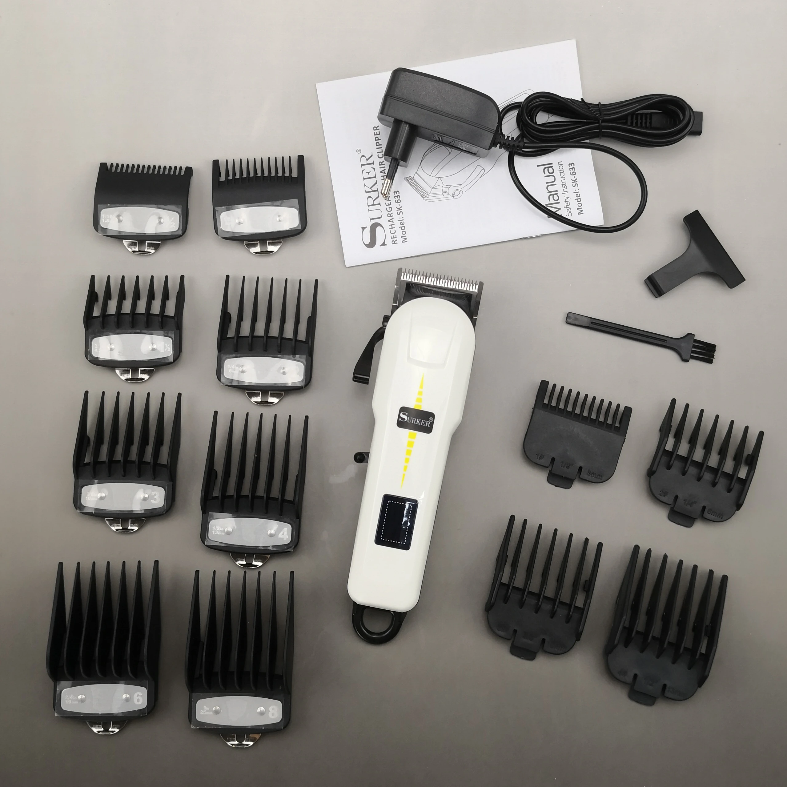 Профессиональная Беспроводная Машинка для стрижки волос триммер бороды