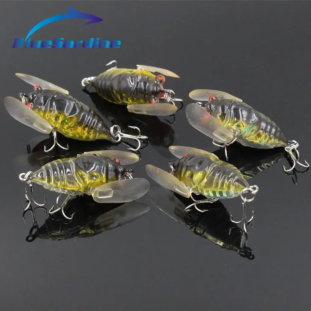 

5 шт., рыболовная приманка BlueSardine, 4,5 см, 5,9 г