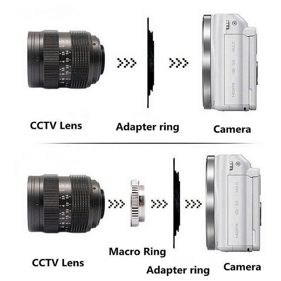 Фуцзянь 50 мм F1.4 CCTV объектив C N1 Адаптер макро кольцо для Nikon 1 J5 S2 J4 V3 AW1 S1 J3 V2 J2 J1 V1 к
