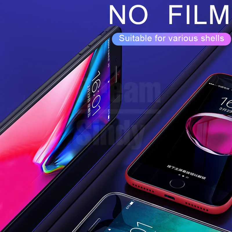 100D изогнутое полное Защитное стекло для экрана для iphone 7 8 6 6s PLus Защитная пленка для iphone 6 6s 7 8 Закаленное стекло пленка