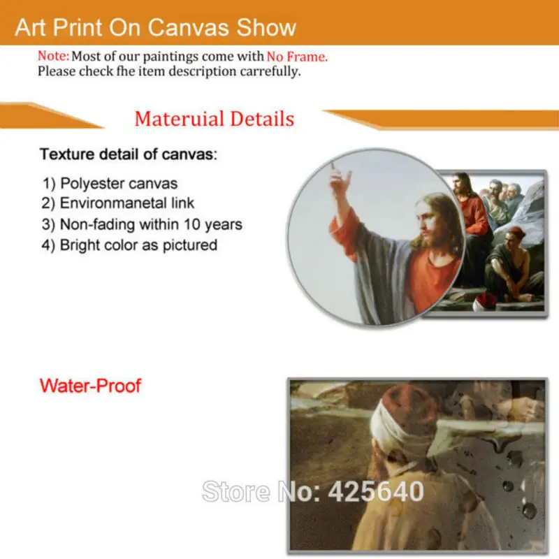 Горизонтальная картина Иисуса Христа рисунок на холсте плакат и печать