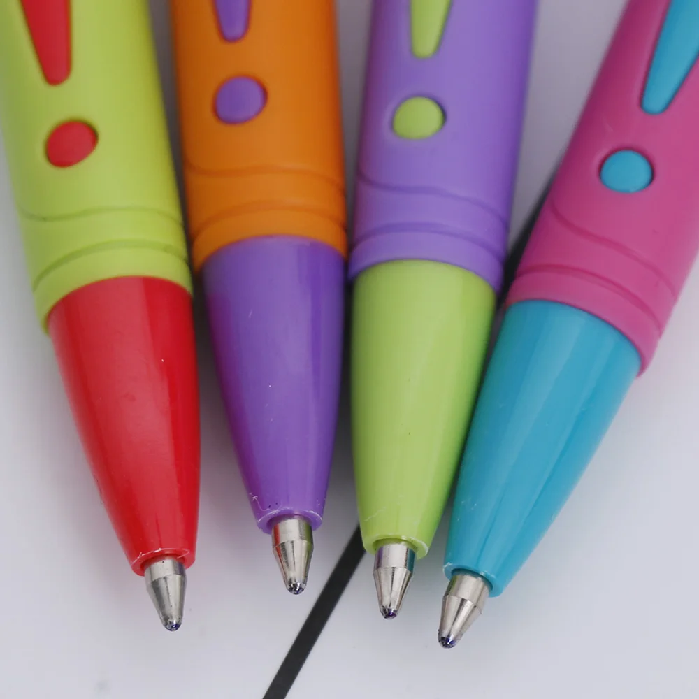 4 шт./компл. 0 7 мм Пластик шариковая ручка экзамен запасные рекламные Канцелярия: с