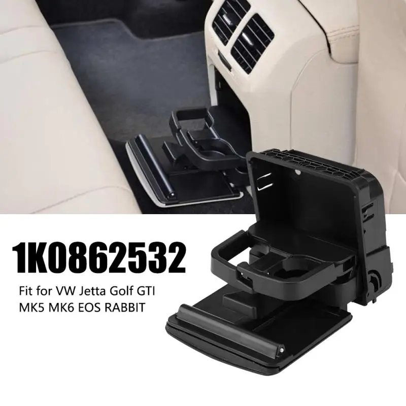Задний подлокотник центральный подстаканник для консоли VW Jetta Golf GTI MK5 MK6 EOS RABBIT