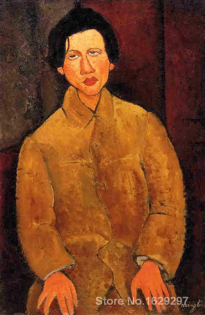 Картина маслом для детской комнаты Chaim Soutine от Amedeo Modigliani ручная роспись высокое
