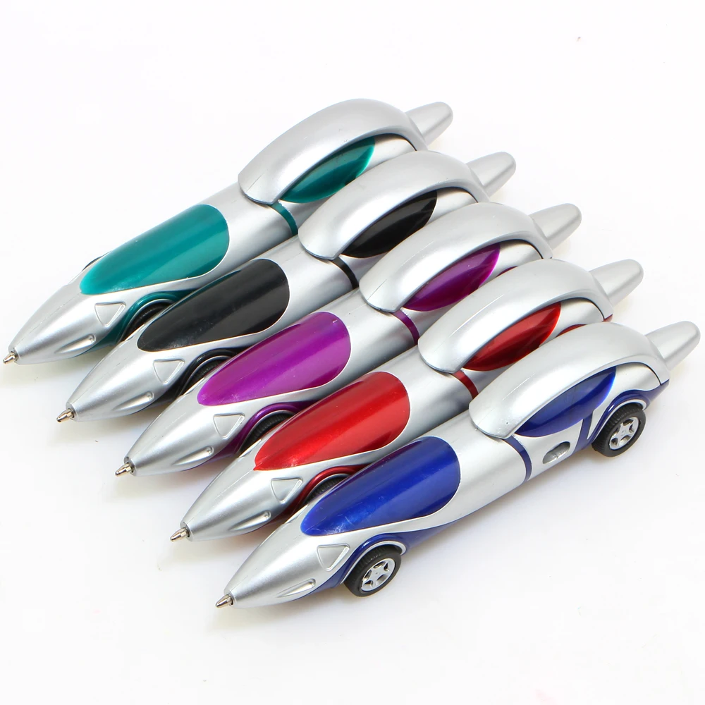 Забавная Новинка, дизайн гоночного автомобиля, шариковая ручка, портативные шариковые ручки для детей, детские игрушки, игрушки для рисования, подарок, офис