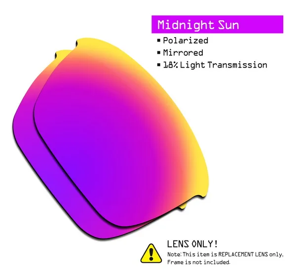 Midnight Sun SmartVLT поляризованные Сменные линзы для солнцезащитных очков Oakley Thinlink-несколько вариантов - Цвет линз: Midnight Sun