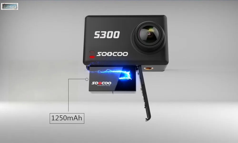 SOOCOO S300 Экшн-камера 2,3" сенсорный ЖК Hi3559V100+ IMX377 4 K 30fps 1080 P 120fps EIS Wifi 12MP удаленный внешний микрофон Спортивная камера