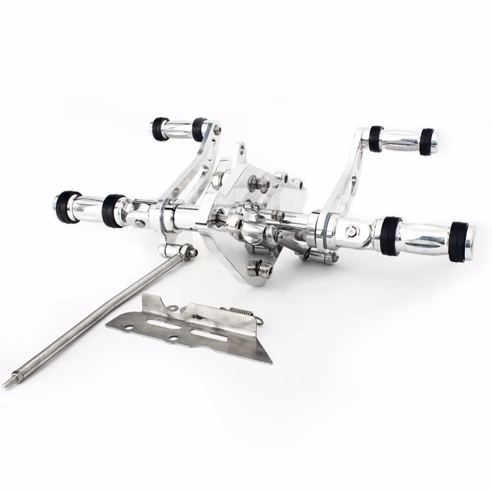 BIKINGBOY для Kawasaki VN 900 Custom Classic VN900 C 06 07 08 09 10 11 12 13 Rearsets с передним управлением задние