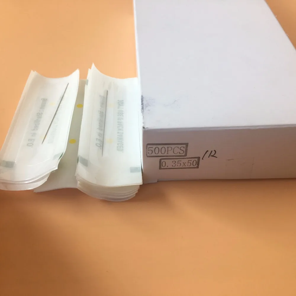 Иглы 1RL для татуажа бровей 500 х50 мм 0 35 шт.|traditional needle|needles for permanent makeuptattoo needles |