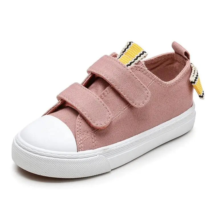 

Kids shoes for children canvas shoes kids sneakers 2019 Spring new boys casual girls flats solid fashion Child shoes size 25-37