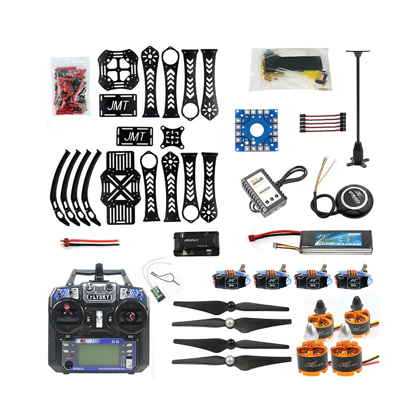 DIY Полный комплект Радиоуправляемый Дрон X4M360L Рамка с GPS APM 2 8 Φ 6CH передатчик