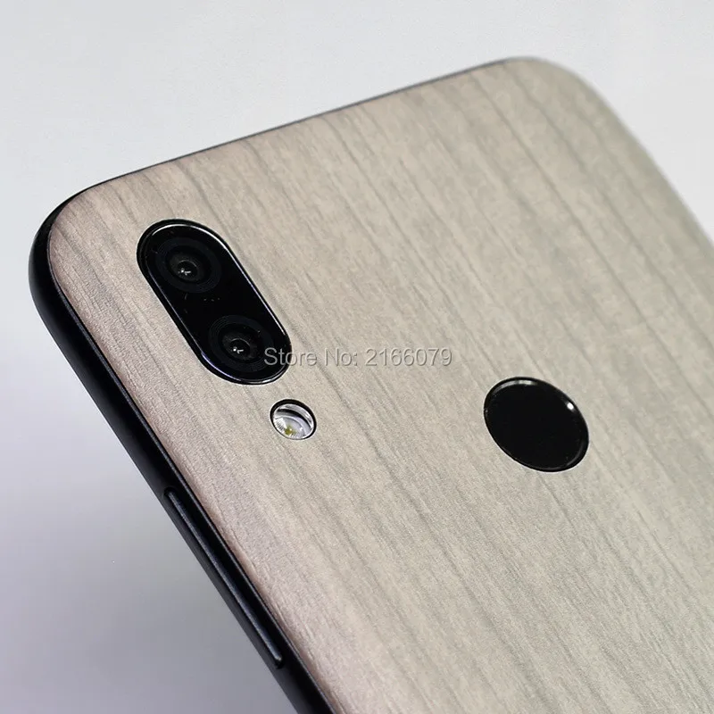Для Xiaomi Redmi 7 Note Pro Y3 модное полное заднее покрытие 3D Имитация древесины защита