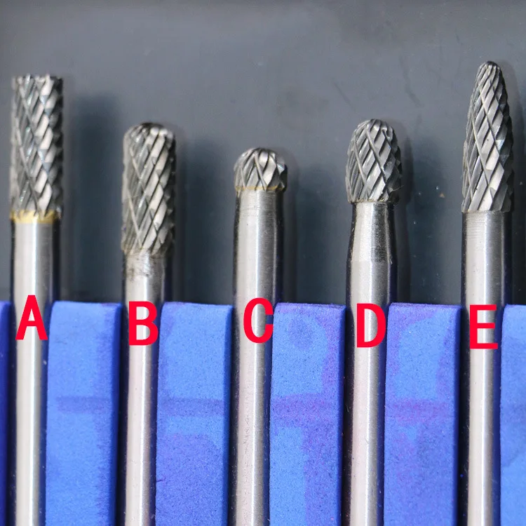 10 шт. 1/8 &quotхвостовик вольфрамовый твердосплавный фреза роторная Brocas Com Escareador HSS
