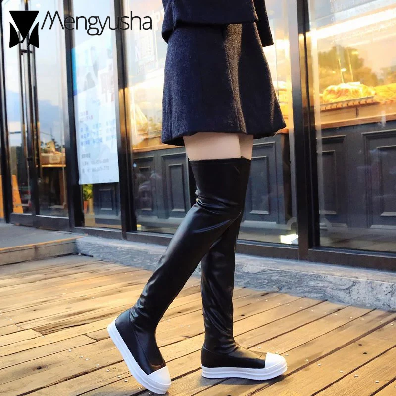 Бренд 2019 модные bota женские смешанные цвета кожаные сапоги на толстой подошве