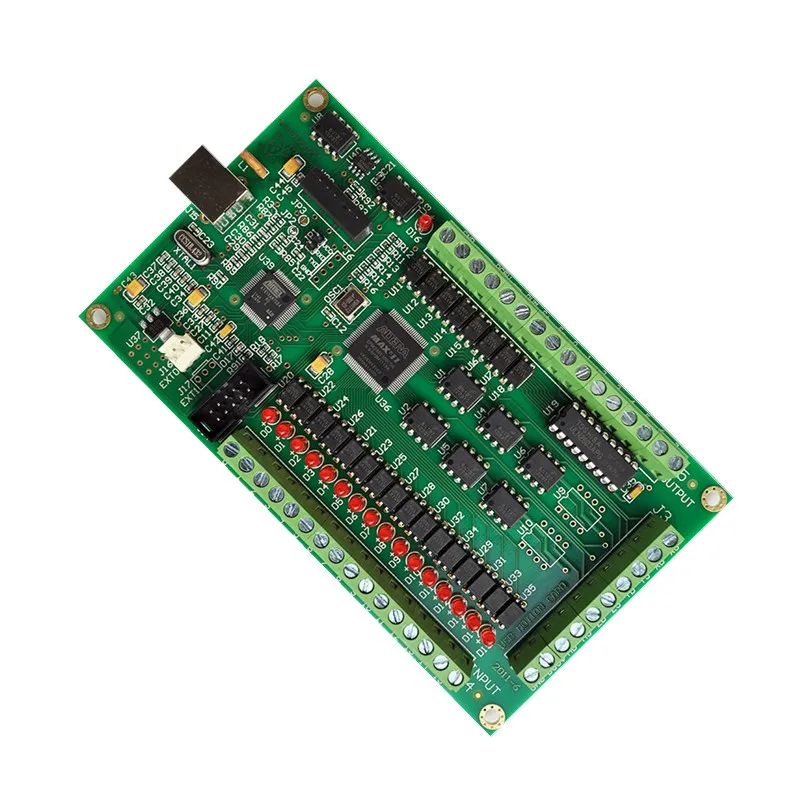 4 оси токарный станок с ЧПУ контроллер движения USB карта Mach3 200 кГц Breakout Board
