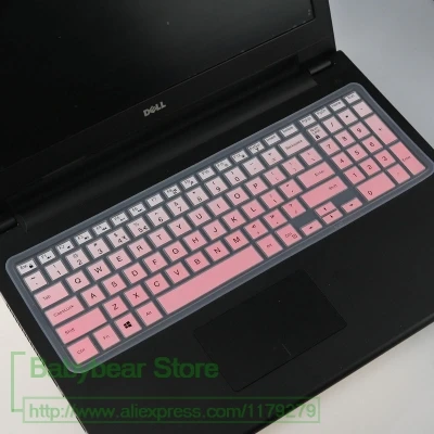 fadepink Силиконовая клавиатура для ноутбука Dell Inspiron Vostro 15 3000 series 15,6 5000 series 15 7000 series - Цвет: fadepink