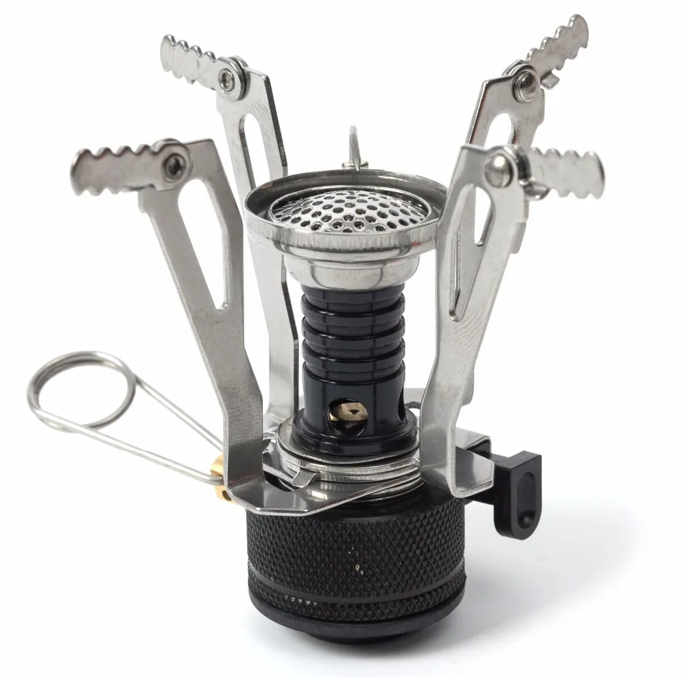 

MINI BARBEQUE CAMPING FOLDABLE CANISTER STOVE GAS BURNER