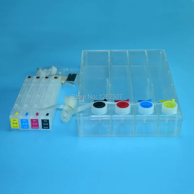 1000 мл Высокая емкость пустая Непрерывная система подачи чернил hp 980xl для officejet pro
