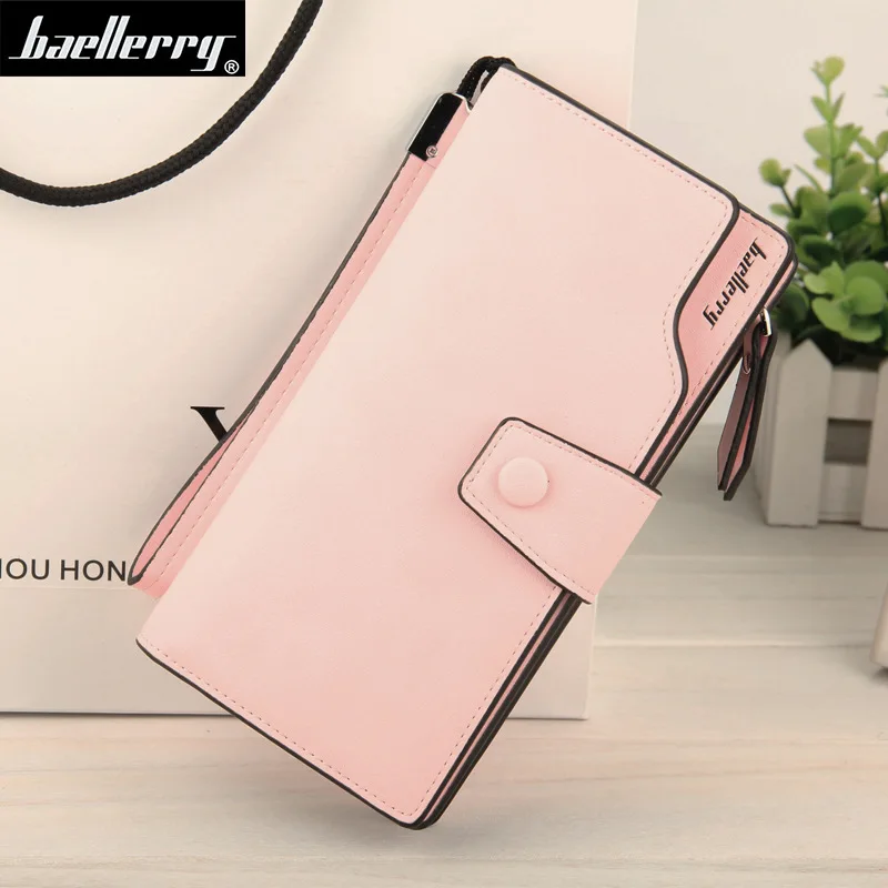 Baellerry designer fashion women's PU leather zipper long wallets ladies' high capacity mutifunction clutch wallet coin purse | Багаж и