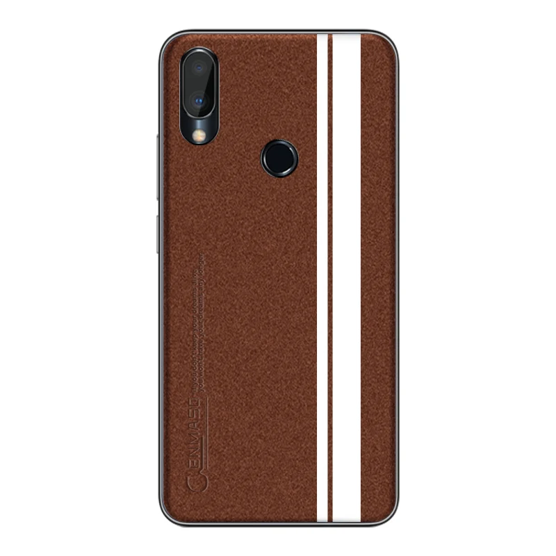 Коричневый Чехол для Xiaomi Redmi Note 7, чехол для Redmi Note 7 Pro, модный кожаный мягкий защитный чехол для Redmi Note 7, чехол Fundas - Цвет: Коричневый