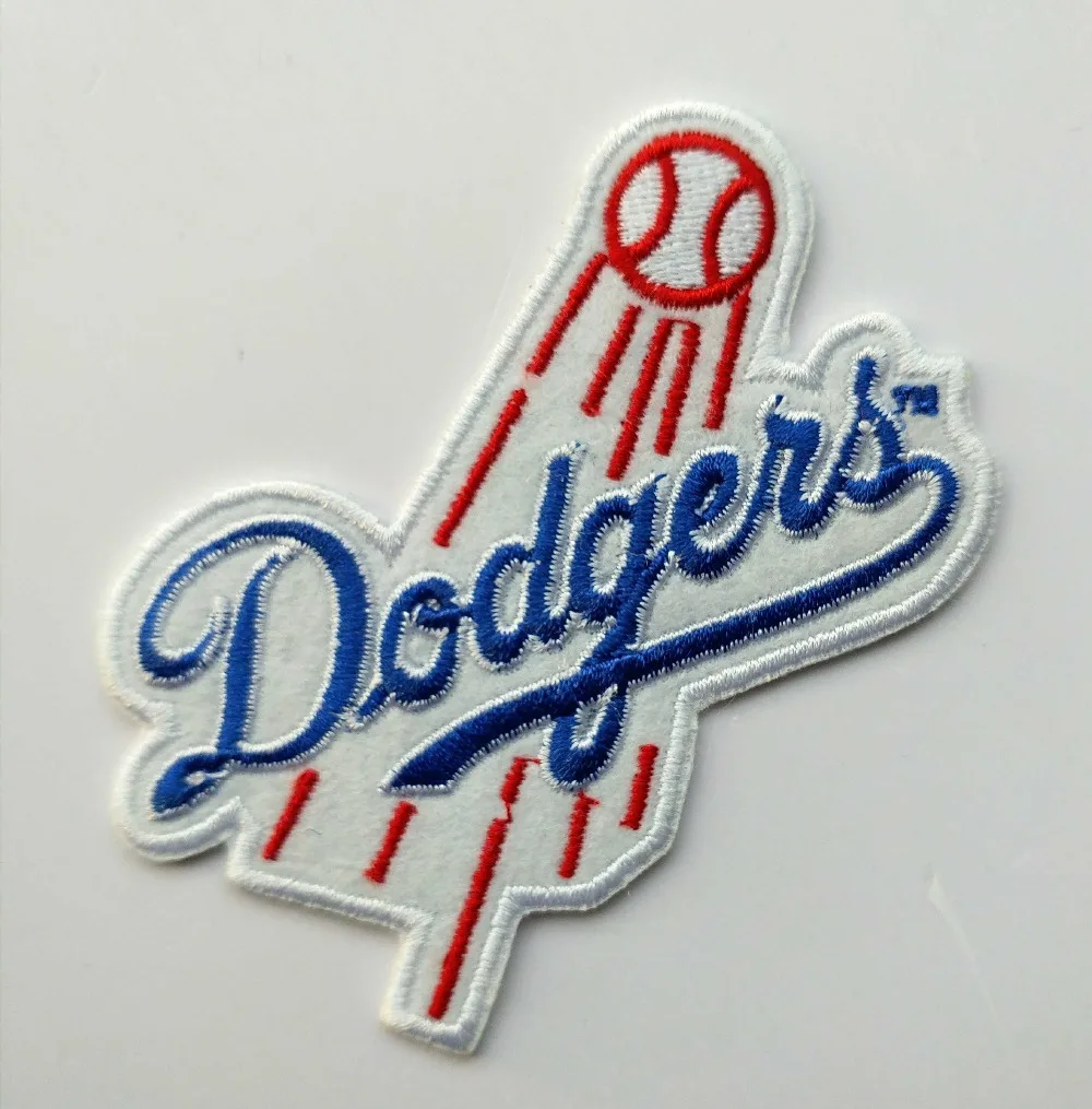 2 шт./лот Major League Бейсбол MLB Клуб Команда Dodgers логотип термоклейкая заплата Aufnaeher