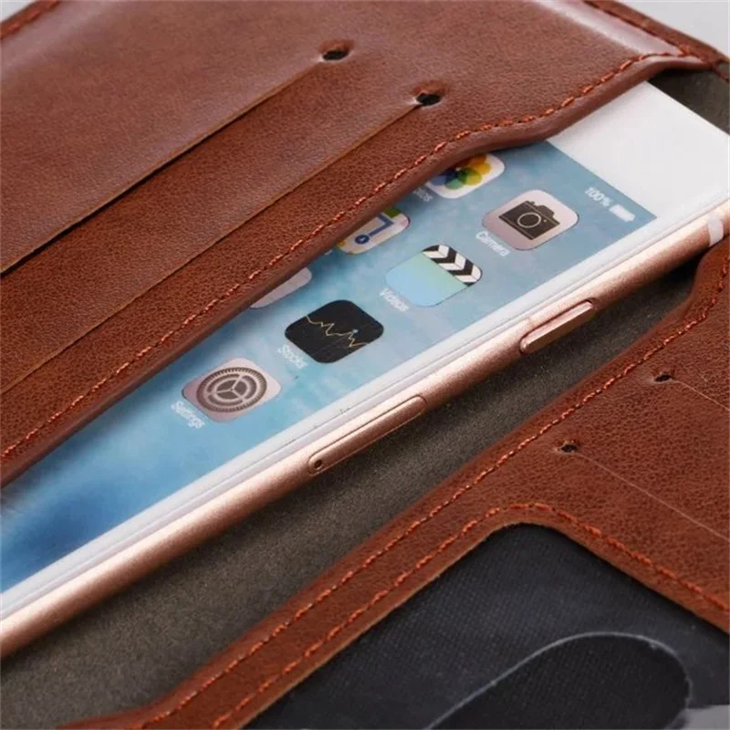 4 цвета Бумажник Чехлы Для LG g2 D802 Сумка Универсальный 4.0-4.7 дюймов Защитить