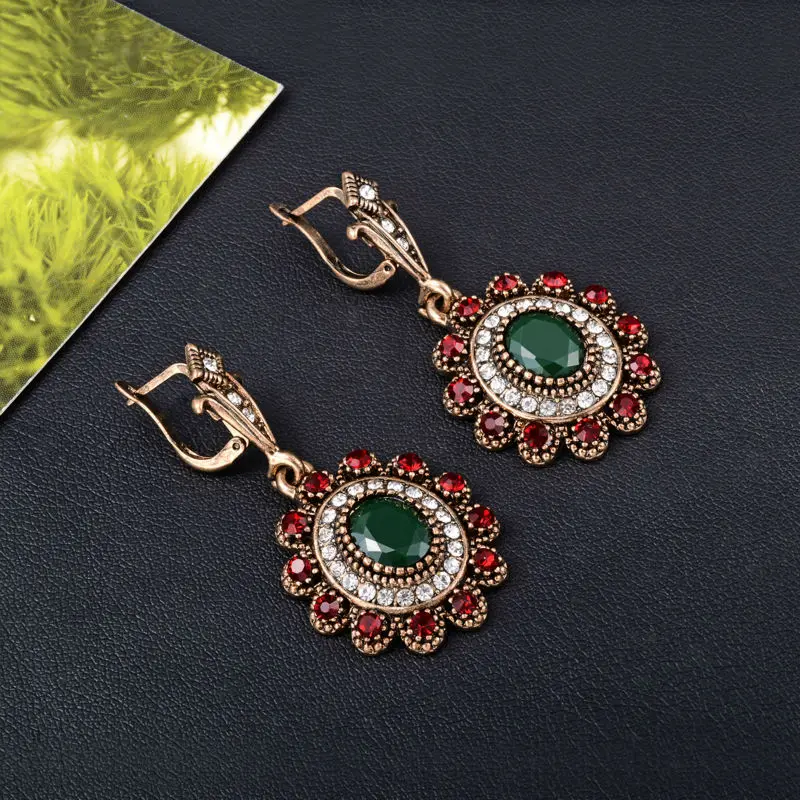 Турецкие африканские Ювелирные наборы Тибет имитация Индии ювелирные изделия