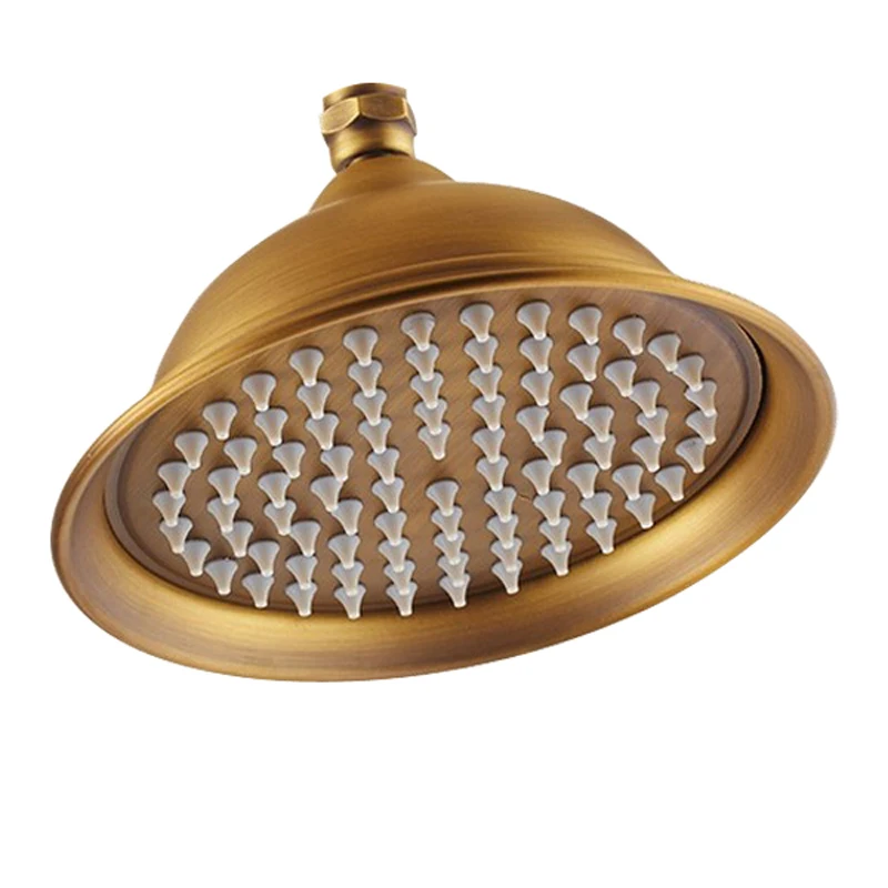 8 дюймовый круглый золотой розовое золото хром античный Черный Ванная Комната