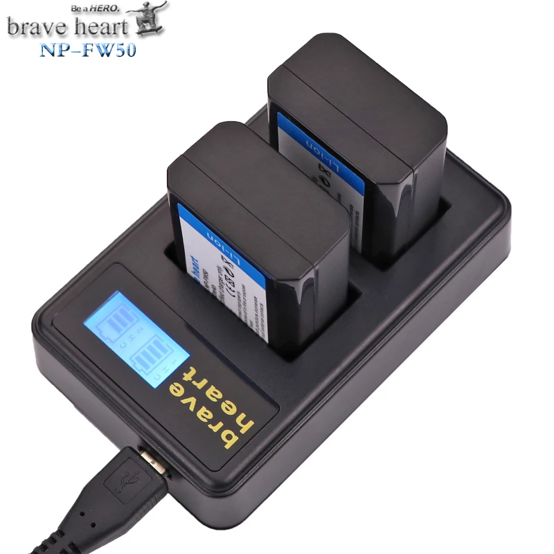 Brave сердце 2x bateria NP FW50 NPFW50 NP-FW50 Батарея для SONY NEX 5T 5R 5TL 5N 5C 5CK A7R A7 F3 3N 3CA55 A37 A5000 A6000 A55