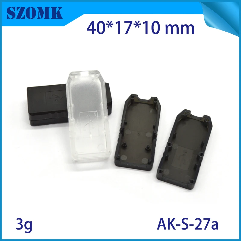 2 шт./лот Высокое качество ABS материал пластик USB пластиковая коробка diy szomk корпуса