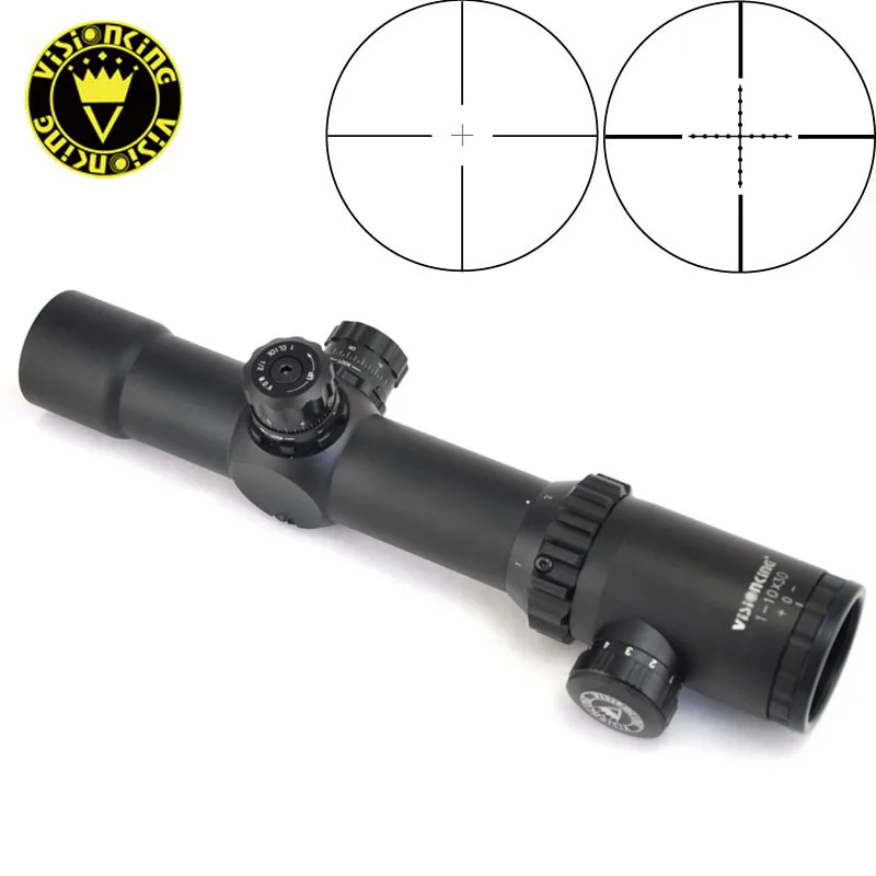 Visionking 1-10X30 охотничий прицел, первый фокальный самолет, полностью многослойный прицел для винтовки, тактический оптический прицел For.223.308.338.50